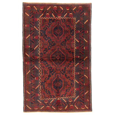 Teimani Brown Rug 3'8" x 6'0"