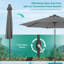 Parasol de patio 9 pi DEL, cadre de marché avec cadre en métal robuste à 8 nervures-1906660435