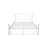 Full Size Bed Frame, White Metal, Unique Flower Structure, Noise - Assembly, Easy To Put Together, No Box Spring Metal Frame With Finish, Design, Quiet And Stable, Needed-13581603