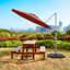 Parasol en porte-à-faux 11 pi x 11 pi Terrera-179132233