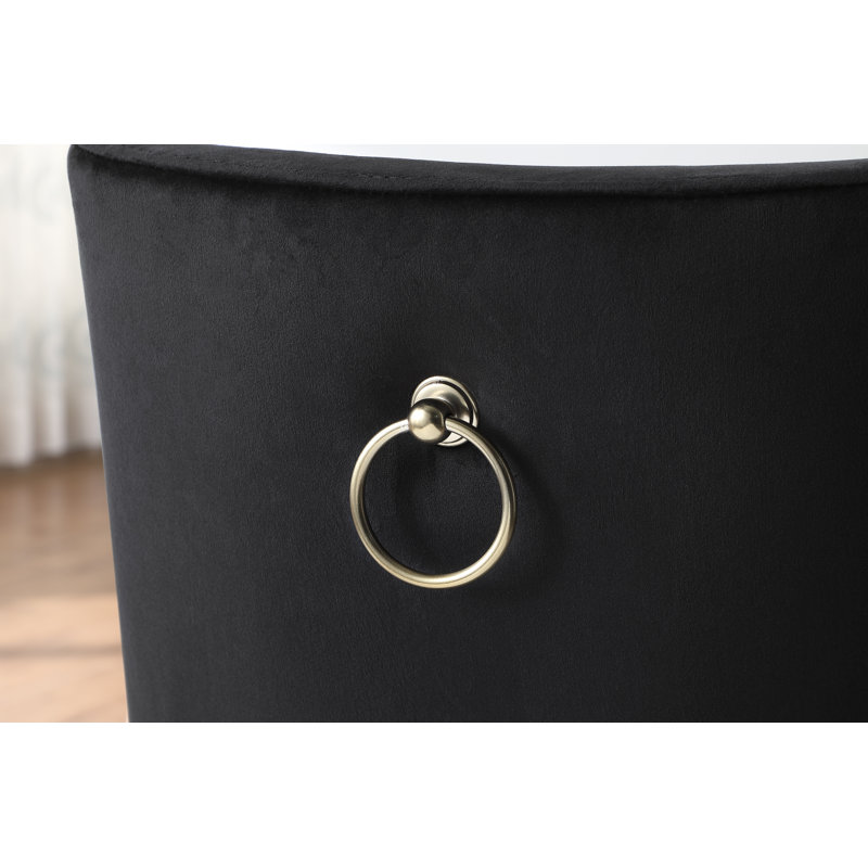 Chaise d'appoint Laneesha, Noir