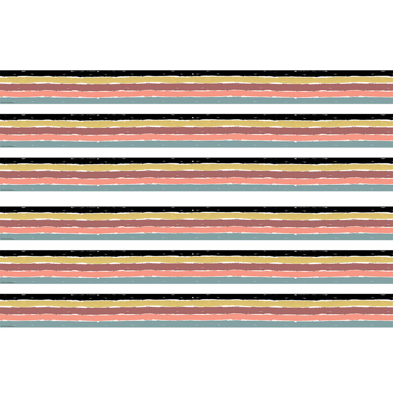 Bordure droite à rayures merveilleusement sauvages
