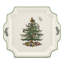Spode Christmas Tree Square Handled Platter 12.5"