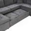 Canapé modulaire surdimensionné, canapé en forme de U, canapé-lit coulissant avec deux coussins décoratifs, canapé moderne-114314374