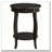 Black End Table with 1-Drawer