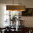 39" Modern 5-Light Dimmable Brass Oval Kitchen Island Chandelier