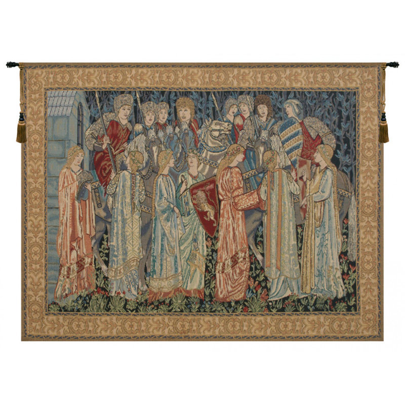 Loom Woven Cotton Blend Wall Hanging, 33" H x 45" W