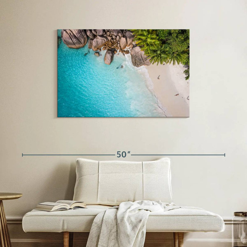 Gillard Shark Beach Seychelles, 26" H x 39" W