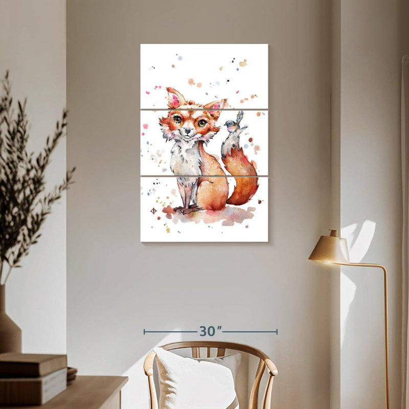 Brampt Sweet Fox, 57" H x 36" W