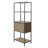 3-Shelf Bookcase With Storage