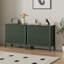 Commode 3 tiroirs Amberrae (ensemble de 2)-117191835