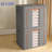 Foldable Clothes Storage Bins Box Stackable Metal Frame Closet Organizer-11899466