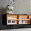 Meuble télé en bois massif au design minimaliste-106238510