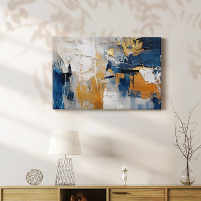 ABSTRACT LXI - Toile tendue avec châssis Premium - Prêt à être accroché