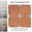 Carrelage mural et de sol en porcelaine à motifs Merola Tile Manises Décor Cuero 13" x 13"