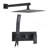 Shower system, Brass Matte Black Shower Faucet Set Shower System 10 Inch Rainfall Shower Head with Handheld Sprayer Bathroom Luxury Rain Mixer Combo Set, Rough-in Valve Included