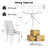 Modern Round Pedestal Dining Set with Chenille Dininig Chair-837707787-837411358-837390023