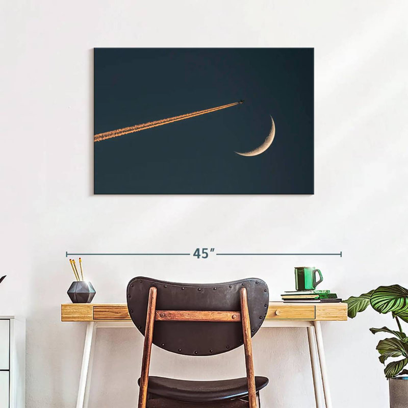 Oberle Nighttime Plane Flight, 24" H x 36" W
