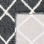 Tapis géométrique gris foncé / ivoire Aravella-1186420858