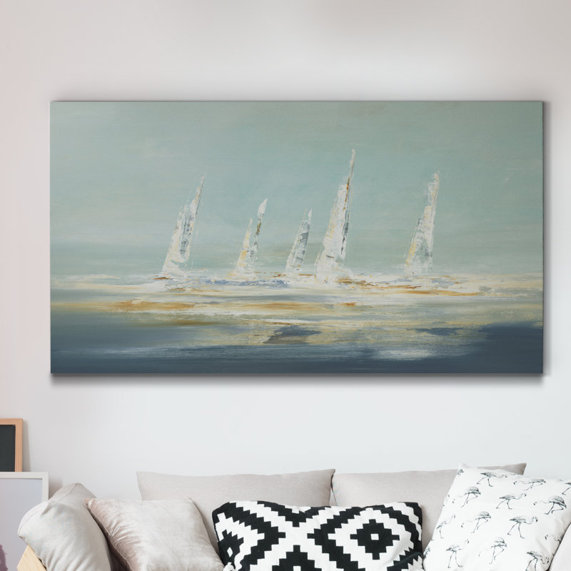 " Sail Day II ", 48" H x 24" W x 1" D