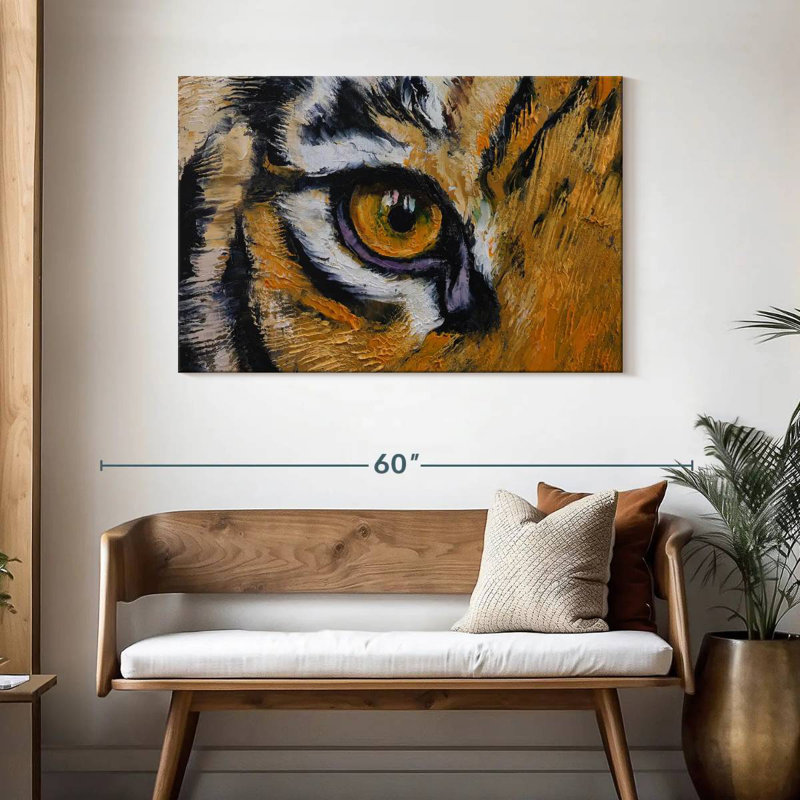 Brampt Tiger Eye, 30" H x 45" W