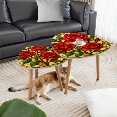 Ensemble de 2 tables gigognes Triangle