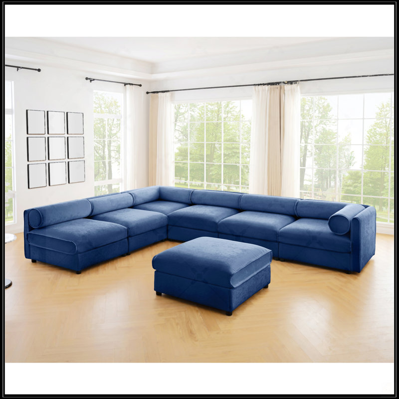 Canapé modulaire moderne avec rangement 6 pièces Modern