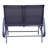 43.62'' Wide Powder Coated Aluminum Loveseat
