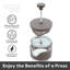 Cafetière 5 tasses Borosilicate (600 ml, 20 oz)
