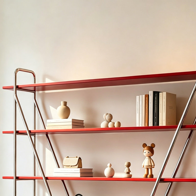 Présentoir moderne en forme de V, 68.9" H x 59.06" W x 13.78" D