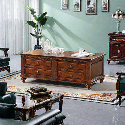 Table basse en bois massif American