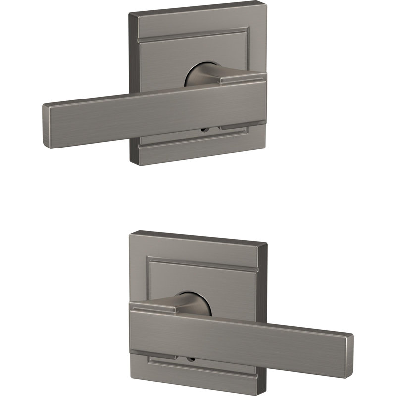 Northbrook Custom Northbrook Non-Turning Lever with Upland Trim, Satin Nickel