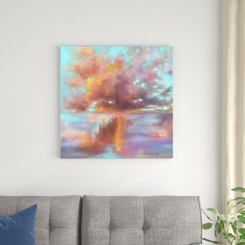 Amour et lumière, H 30 po x l 30 po x P 1,25 po