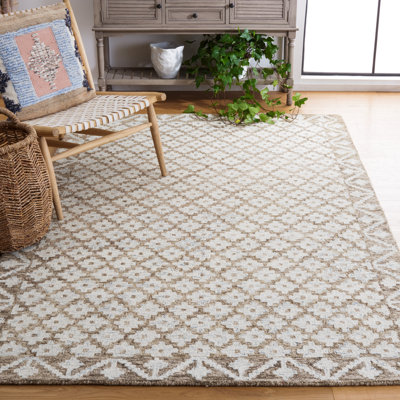 Tapis beige / sauge Heath Metro 357
