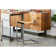 Aubrey Upholstered Counter Stool with Metal Frame