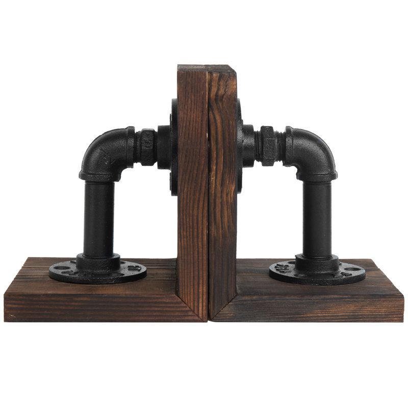 Wood Non-Skid Bookends