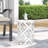 Outdoor Metal End Table -Large-1012951887