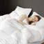 Édredon en duvet synthétique double / grand, 100% microfibre, surpiqûres 3D pour un effet de nuage, distribution de bourre Jump Tack, saisons froides lourdes, boucles d'angle, coussin assorti
