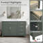 Ensemble de meuble-lavabo simple 48 po avec plateau en marbre Tremolo-511200980