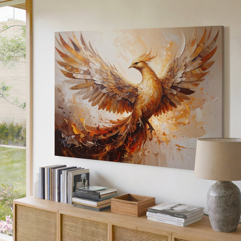 "Wall Wise of the Phoenix", H 11 po x l 14 po