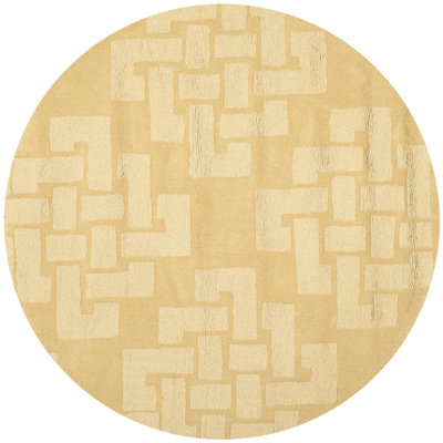 Martha Stewart Hand Tufted Wool Pile Geometric Rug