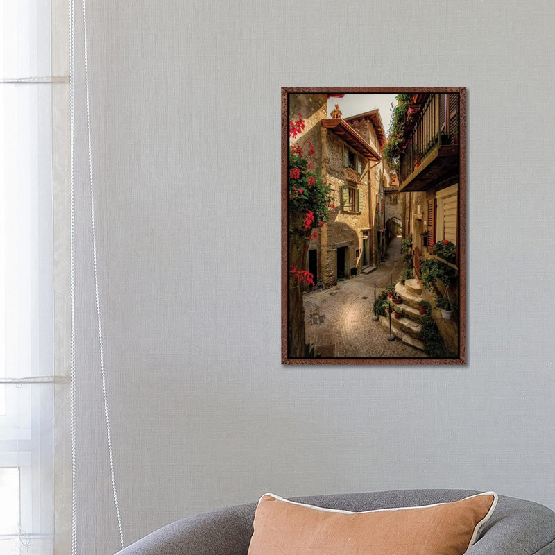 Tremosine 1 Piece Wall Art on Canvas, 66.04 cm H x 45.72 cm W, Classic Brown Wood Framed