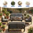 Outdoor Patio Sofa With Cushions-1718147656