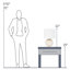 Lampe de table en céramique Lillian-425410588
