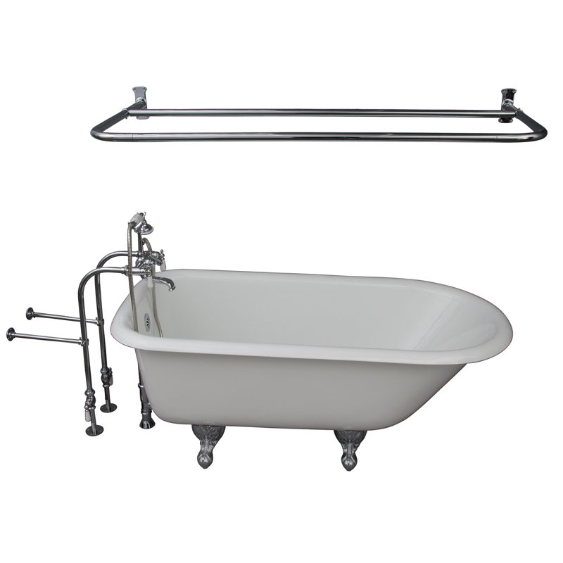 Baignoire de trempage à pattes 68" x 30" moulée en fonte Brocton