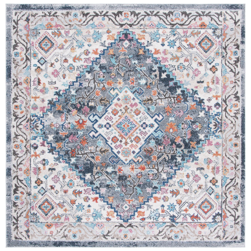 Tapis abstrait Dostie Phoenix Performance, Carré 6 pi 7 po