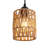 3Pcs Woven Pendant Lights Ceiling Light Fixture Chandeliers For Dining Room