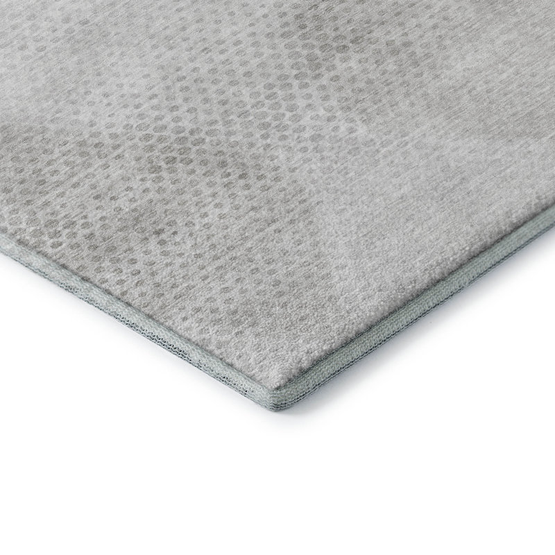 Tapis ivoire de qualité supérieure lavable à la machine Cerrito Amf539, Rond 8 pi