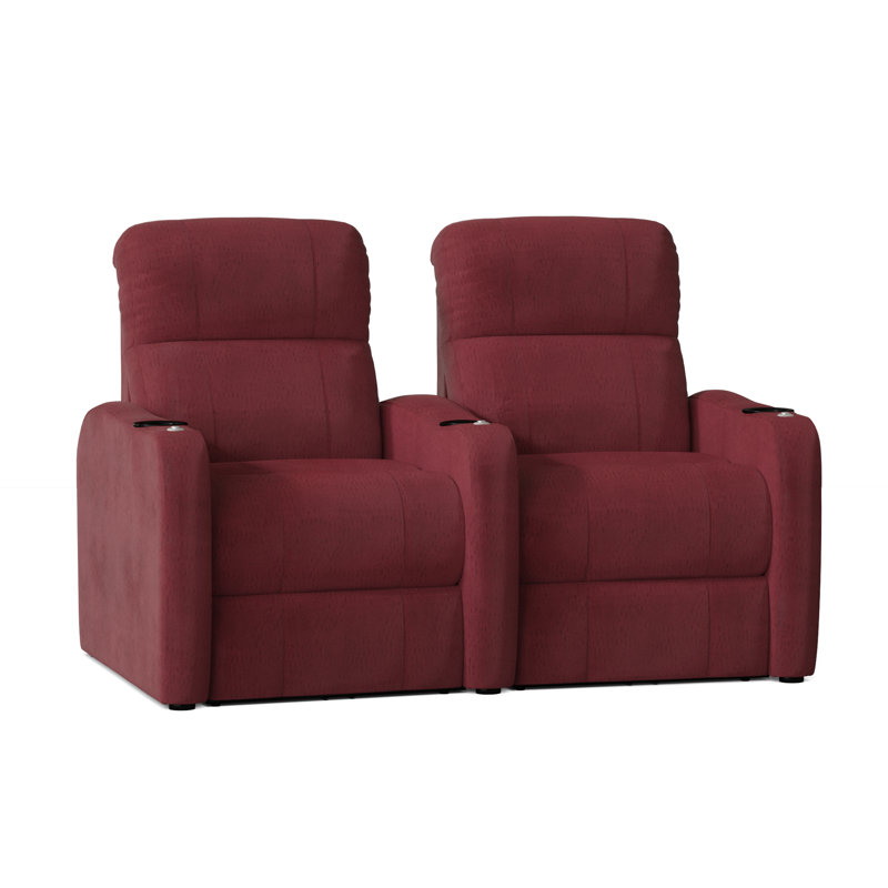 Sièges de rangée de cinéma (rangée de 2), Sangria Smartsuede, Électrique