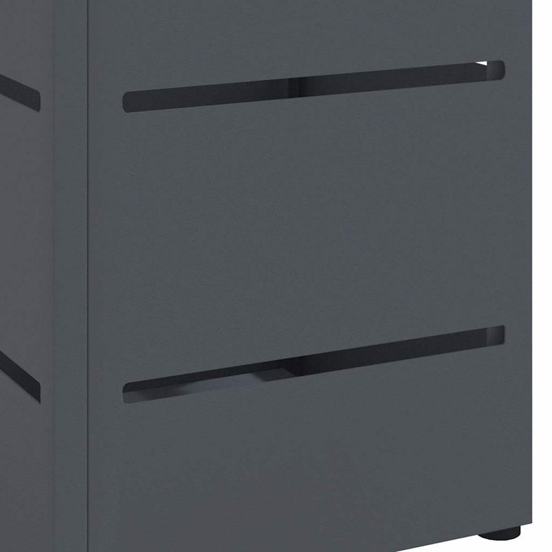 Latitude Run Steel Storage Tub & Tote, Anthracite